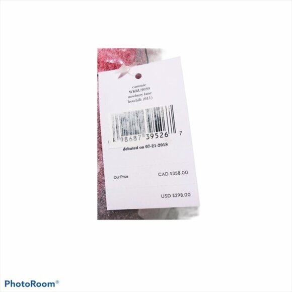 Kate Spade Womens Red Chili Leather Cammie Zip Top Small Crossbody Handbag New - Picture 9 of 12